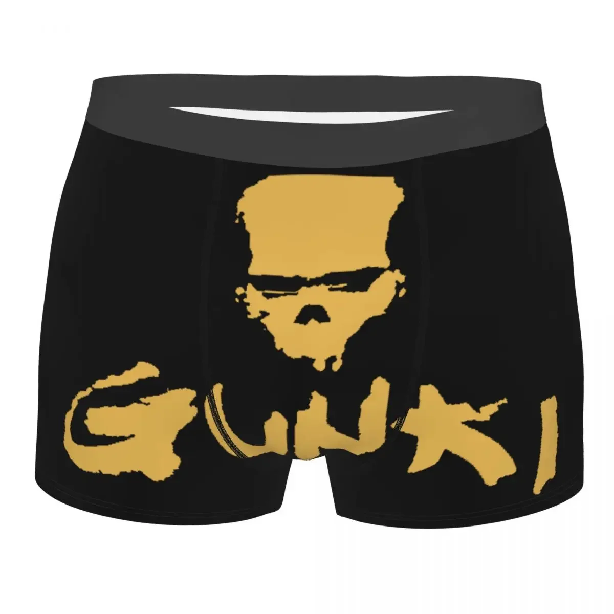 Male Cool Gunkis Fishing Underwear Fish Rod Boxer Briefs Stretch Shorts Panties Underpants