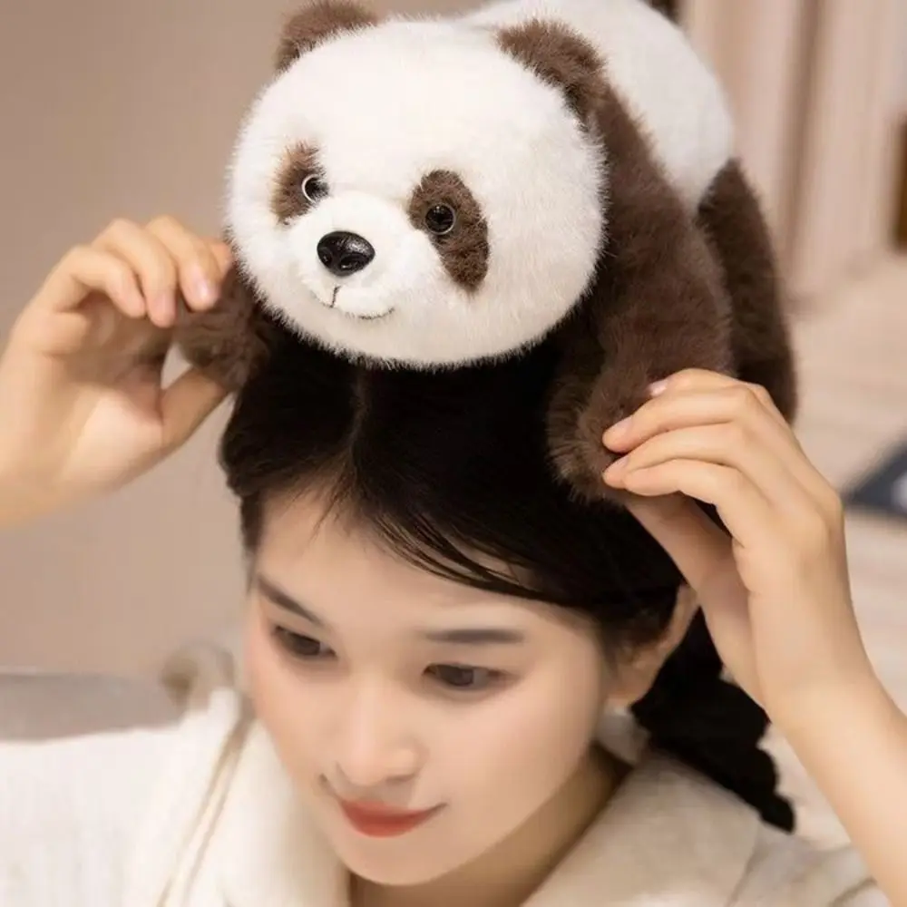 Panda de dibujos animados simulación Animal Hugmotion tecnología Panda peluche lindo Material suave Panda regalos de navidad