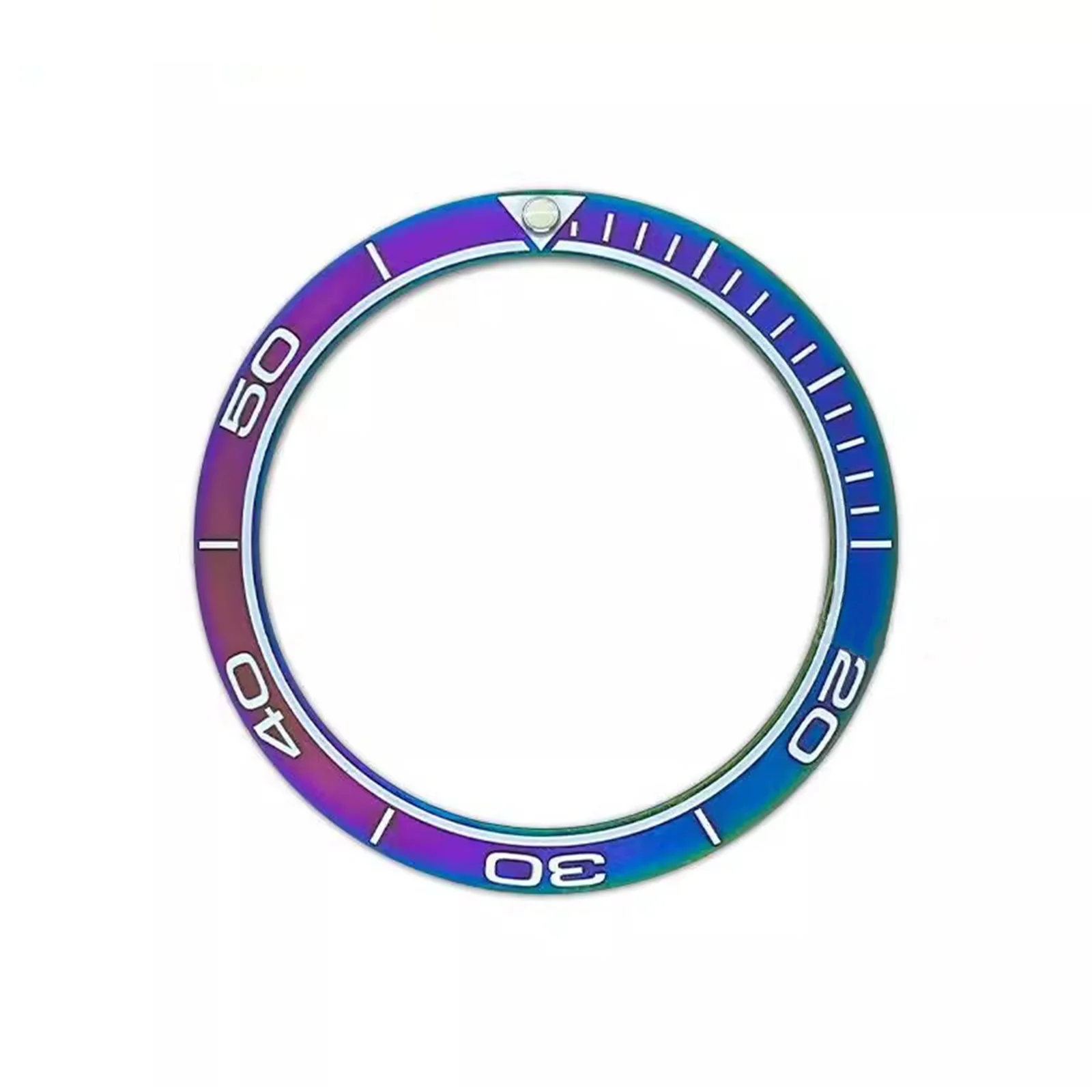 MOD 38mmX30.7MM Oblique Ceramic Digital Outer Bezel Insert For Seamaster 300 Series Mechanical Watch