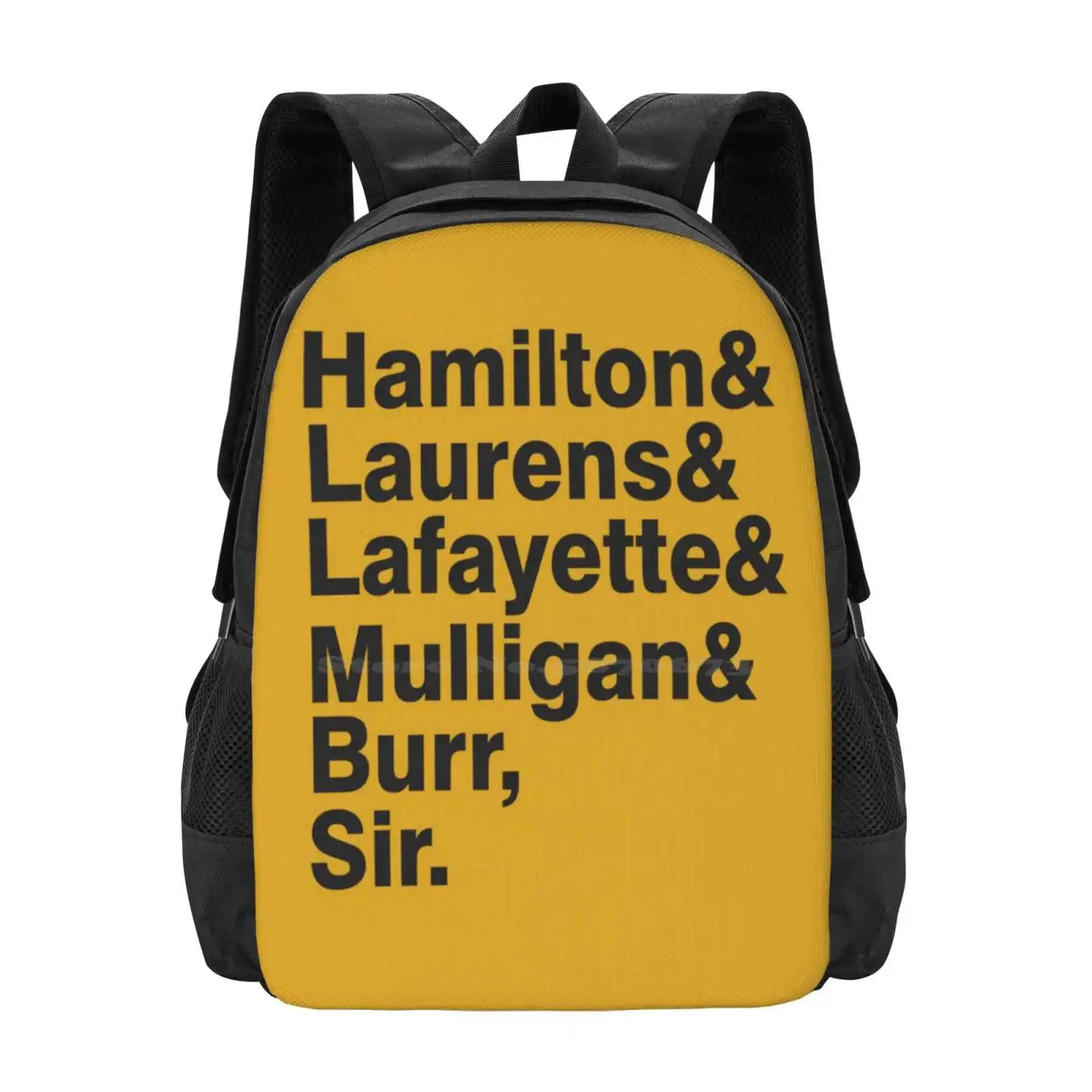 

The Crew Hot Sale Backpack Fashion Bags Laurens Lafayette Mulligan Burr America Revolutionary Broadway Musical