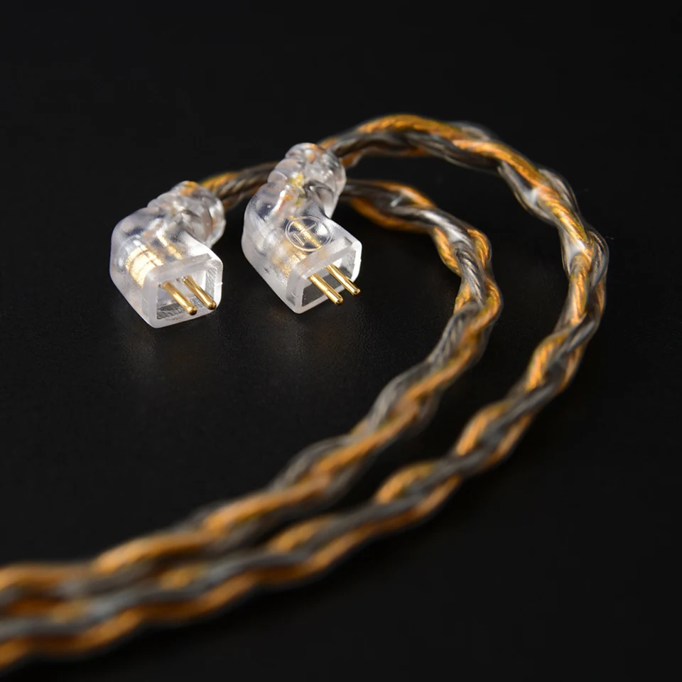 Nicehck C8-1 8แกนชุบเงินและทองแดงผสมสายหูฟังโทรศัพท์3.5/2.5/4.4มม. mmcx/ NX7 Pro/QDC/0.78มม. 2Pin สำหรับ DB3 CA16 T4