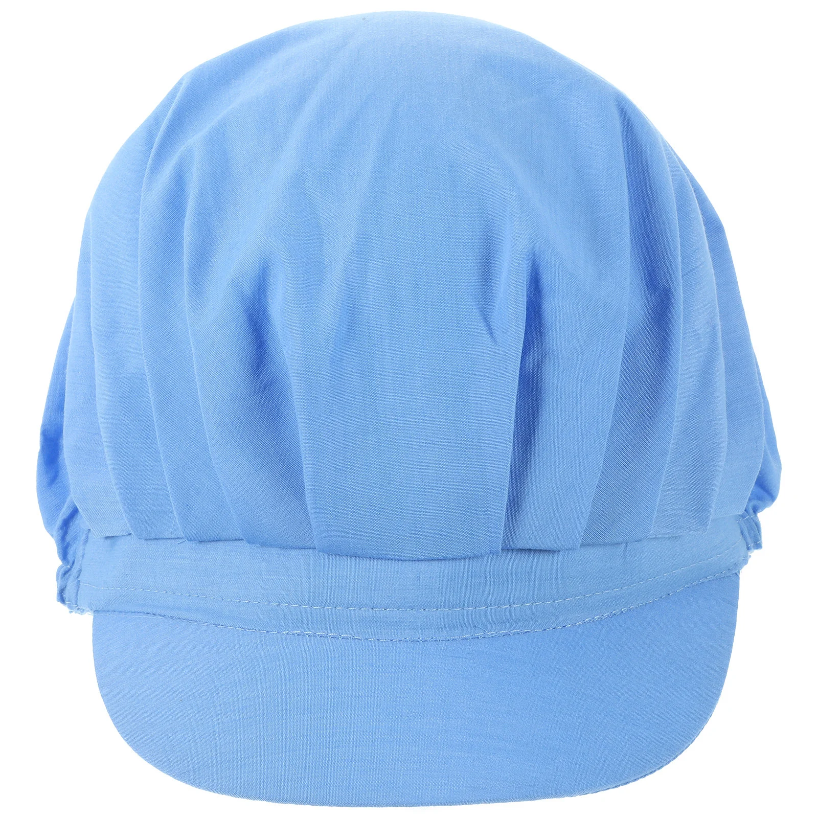 Redes para el cabello para mujer, sombrero de trabajo, Chef, cocina, polvo transpirable, gorra universal, hombre azul