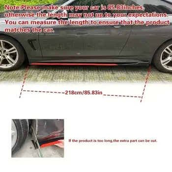 8件套裝 2.2米 通用側裙延伸件搖臂板唇形分離器保險槓,適用於寶馬、奔馳、豐田、大眾等車型 6 最佳銷售 豐田威馳保險槓 - №4