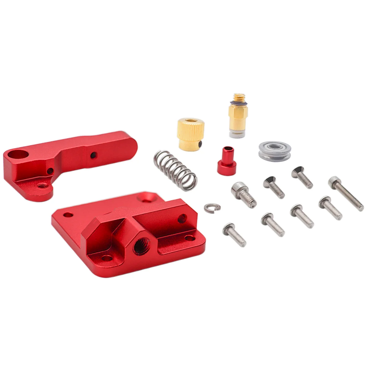 Siboor CR10 Pro Upgraded Dual Gear Extruder Double Pulleys Direct Aluminum Extruder for Ender 3/5 CR10S PRO 3D Printer Parts