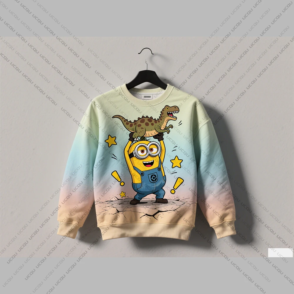 2025 Disney Women's Pure Sweatshirt Hooded Sweatshirt Fashion Casual Pants Unique Print Plus Size Streetwear Hip-Hop Style