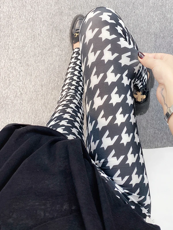 

Эластичные удобные женские брюки для йоги с высокой талией, длиной до щиколотки, из молочного шелка и полиэстера, с принтом, облегающие, для активного отдыха