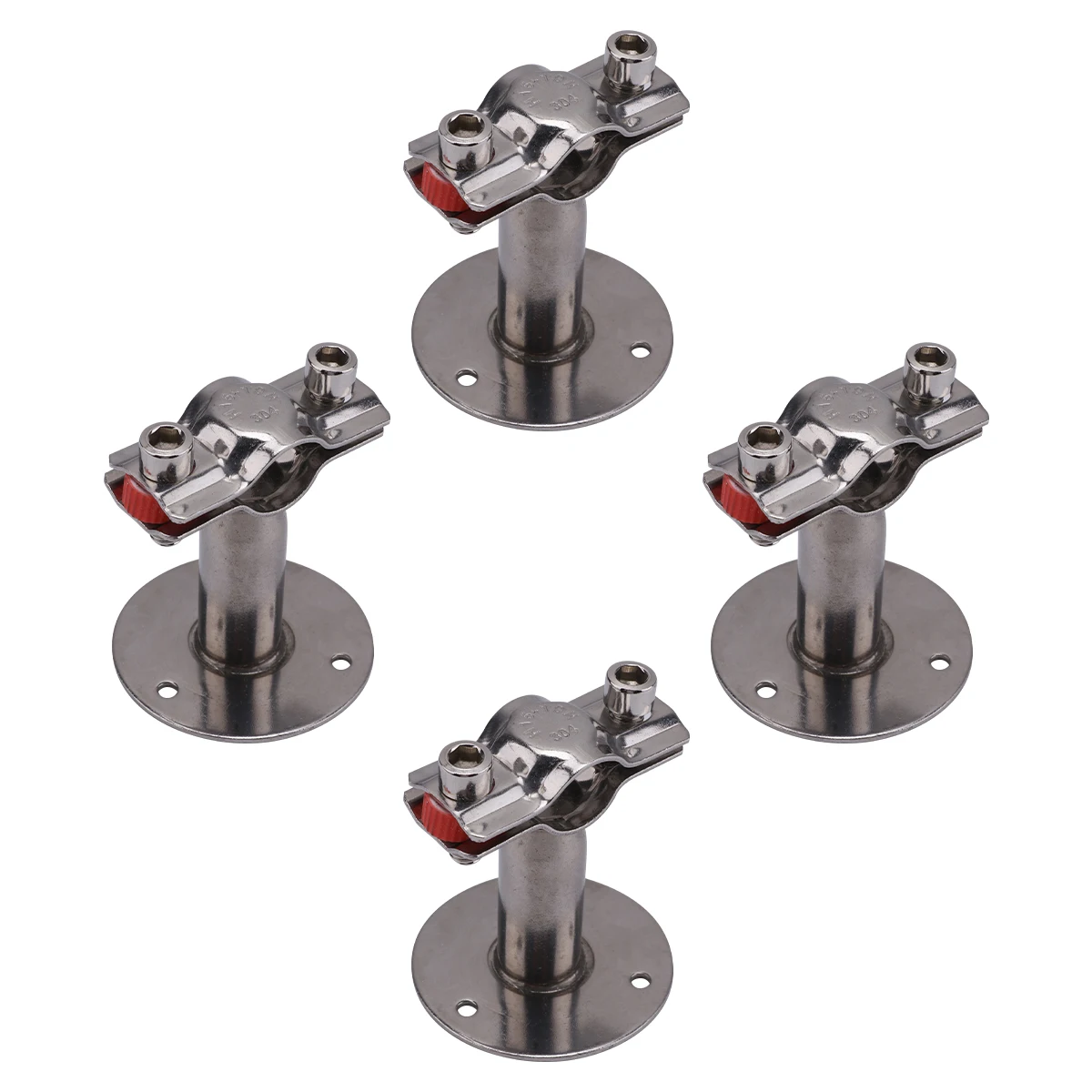 

4Pcs Heavy Duty Pipe Hanger Bracket Stainless Steel Corrosion Resistant Support For Multiple Applications