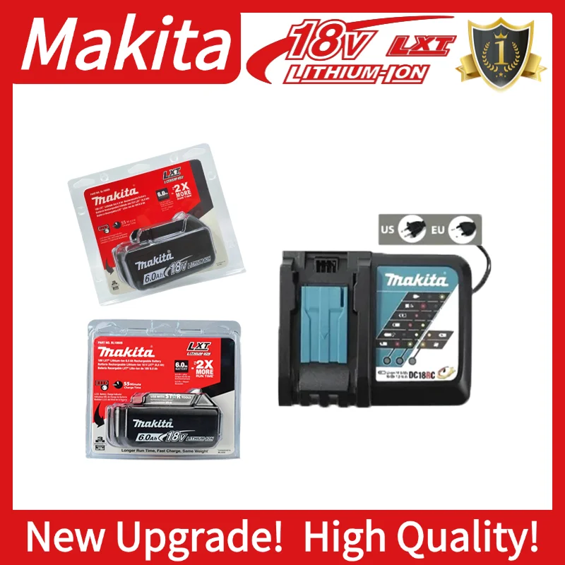 

Efficient makita 18v battery, batterie makita 18v, 18V 6Ah fast-performance battery, compatible with Makita routers.