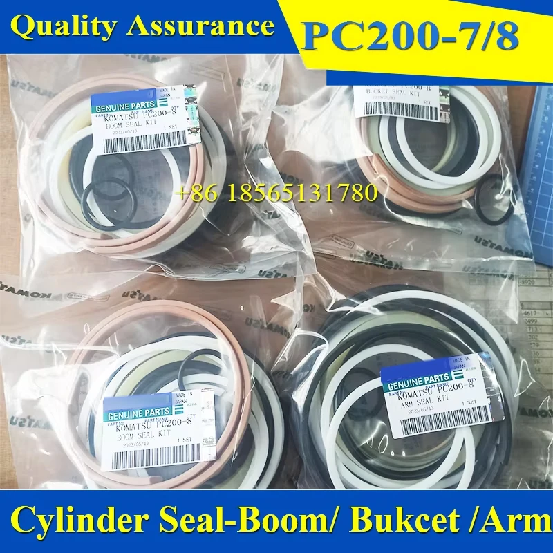 PC60-7 PC200-7 PC200-8 PC220-7 Boom Bucket Arm Seal Kit Komatsu Hydraulic Cylinder Repair Kit 707-99-46130 707-99-47790