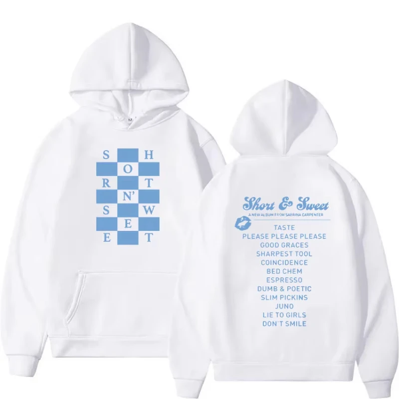 

Толстовка с капюшоном Singer Sabrina Carpenter с креативным принтом для мужчин и женщин, осенне-зимняя теплая уличная толстовка для отдыха на открытом воздухе