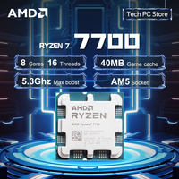 AMD Ryzen 7 7700 L3=32M Processor 65W 3.8GHz 8-Core 16-Thread R7 7700 Socket AM5 5NM DDR5 NEW but No Fan