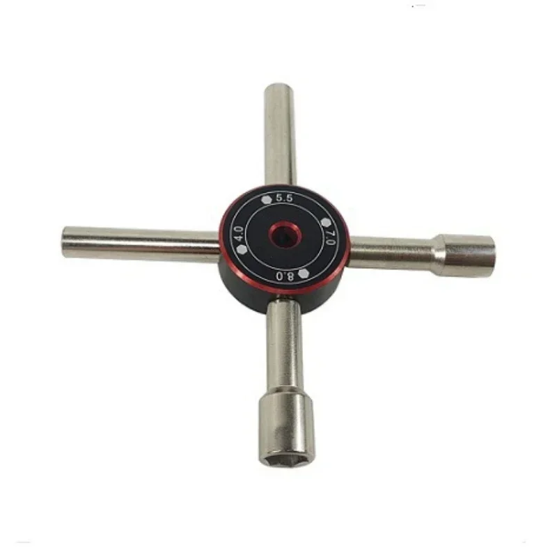 Cross socket rc model assembly tool 4.0/5.5/7.0/8.0mm steel hexagonal