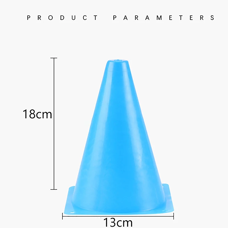 Тренировочный конический указатель препятствий, спортивное оборудование, 18 см