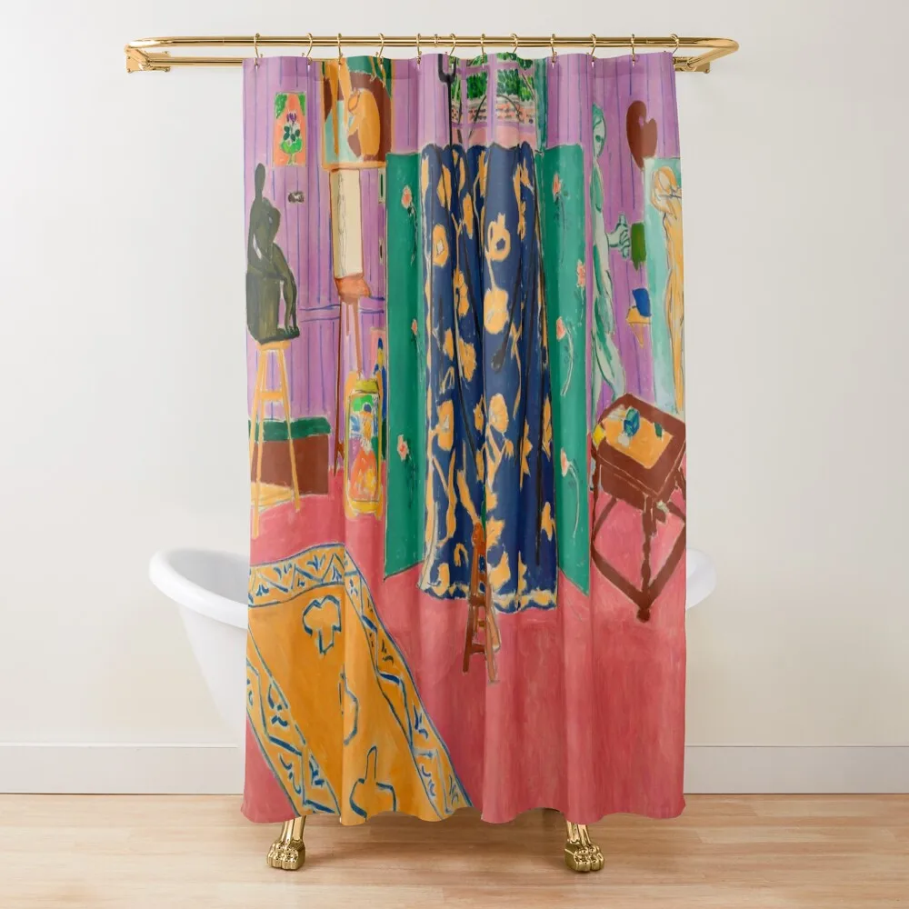 

The Pink Studio-Henri Matisse Shower Curtain For Bathrooms Transparent Bathroom Shower Bathroom Box Curtain