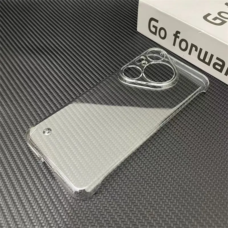 for Huawei Pura 70 Ultra Pura 70 Pro+ Plus Case Clear Frameless Hard PC Shockproof Bear Feeling Phone Cover HBP-LX9 HBP-AL00