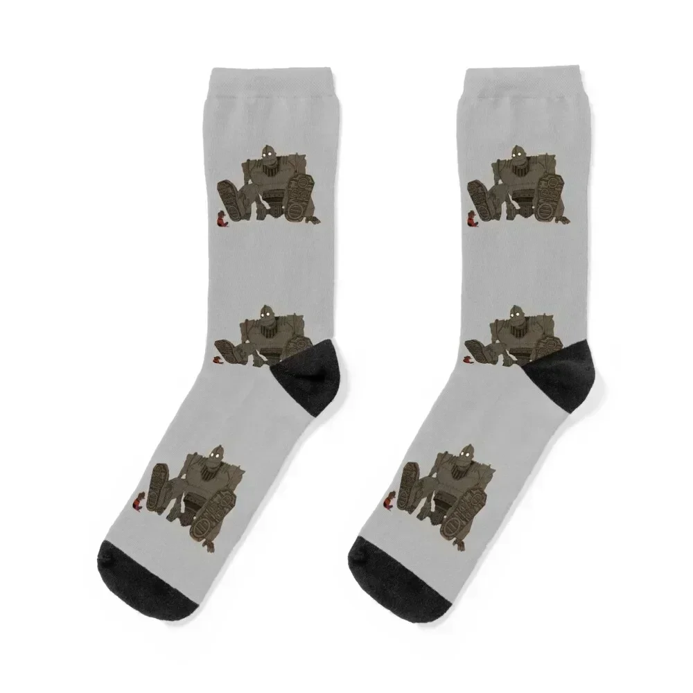 

Iron Giant Socks hiking anti slip football Stockings compression FASHION Socks Women's Men's