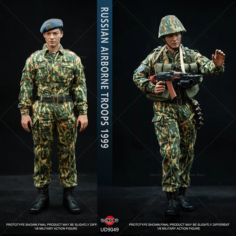 Na stanie UJINDOU UD9049 Figurka Akcji w Skali 1/6 Oddziałów Powietrznodesantowych Szybkiego Reagowania, Zestaw Kompletny 12-calowy Żołnierz Męski