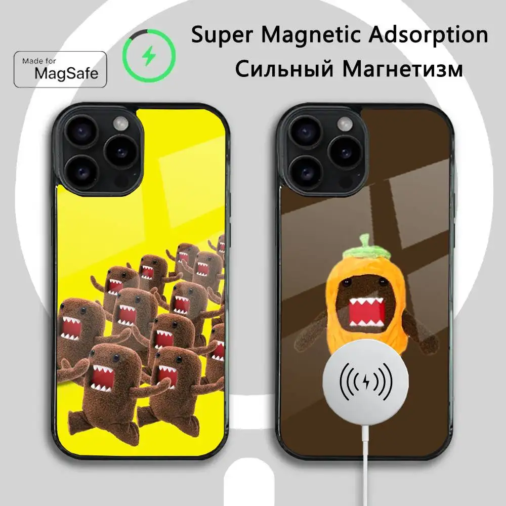 

Cute D-Domo Phone Case For iPhone 16 15 14 13 12 11 Plus,Pro,Max Mini Magsafe Magnetic Wireless Charging