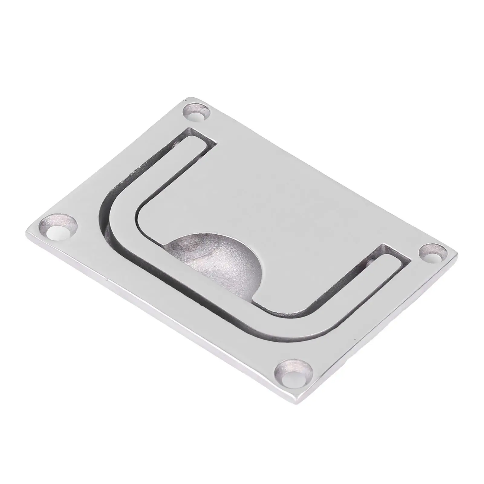 

Marine 316 Stainless Steel Boat Flush Lift Deck Cover Handle Square Mirror Hardware