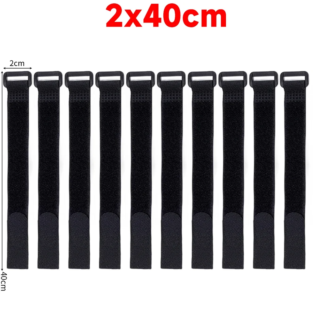 10-100 stuks herbruikbare klittenband tie-downs verstelbare nylon kabelbinders nylon bevestigingsmiddelen koordriemen organizer voor het beveiligen van draden