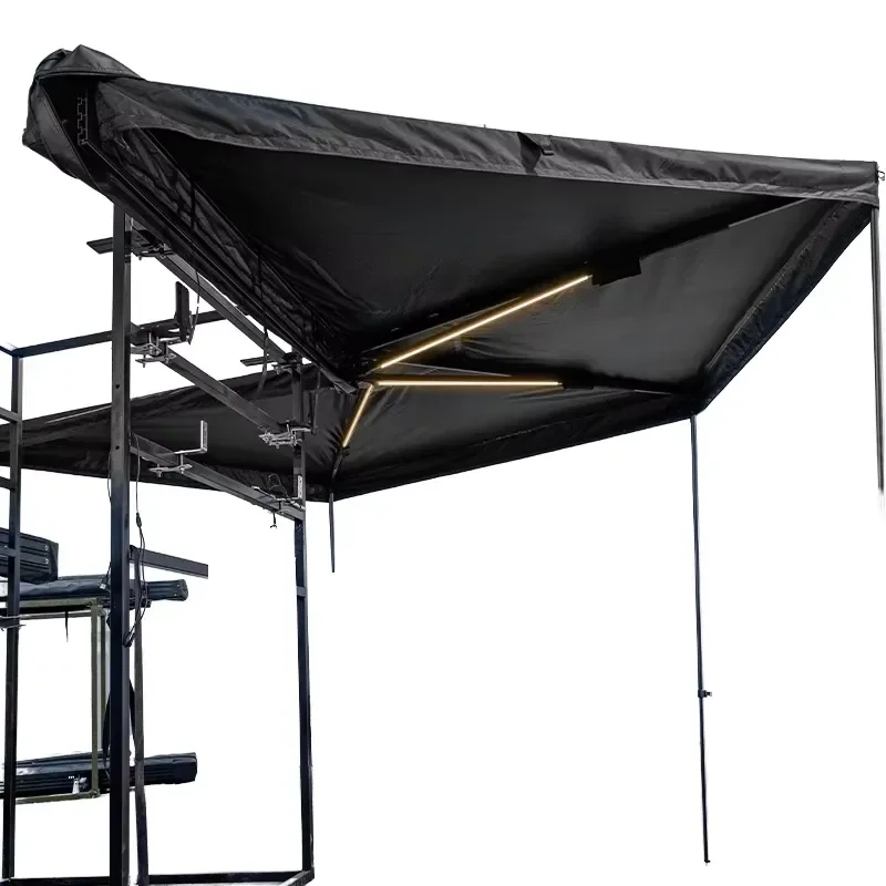 270 Degree Oxford Awning for Truck Camper | Camping Side Wall Tent for 4X4 Car | Four-season Foldable