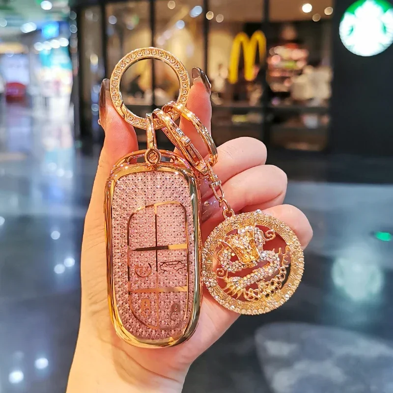 

Suitable for Jeep Keycase Compass Cherokee Grand Commander Grand Herokee Renegade Fiat keycover keyshell keychain buckle