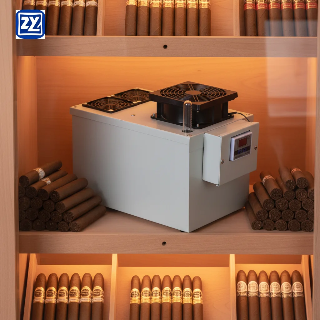 YOTREE YC-100 Electrical Humidifier Cigar House Cabinet Sheet Metal Construction Maintains Optimal Humidity Prevents Cigars