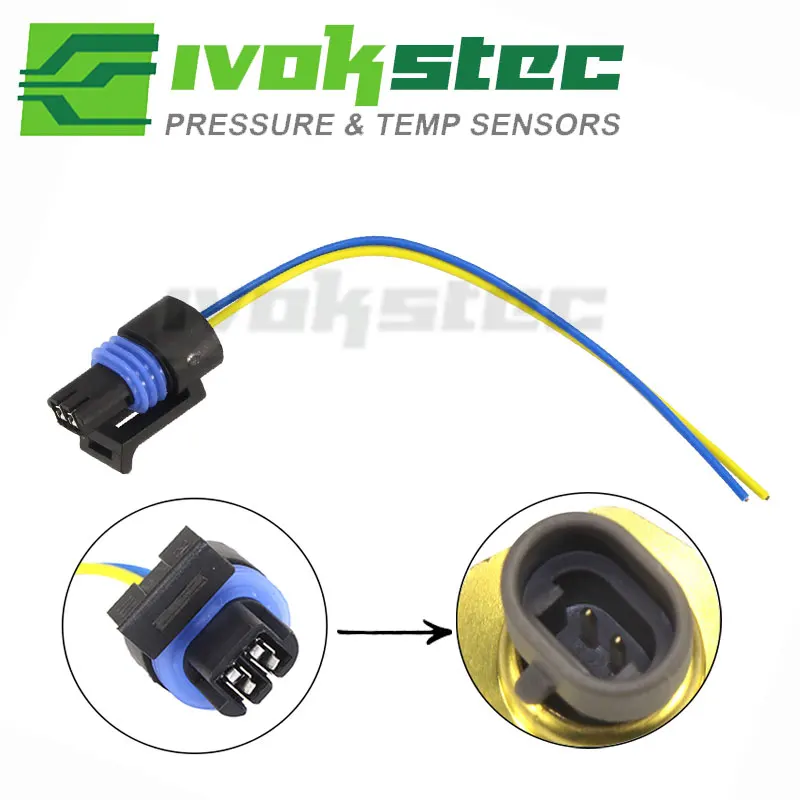 Coolant Temperature Sensor Wire Connector 4L80E Speed Sensor for Chevrolet GMC Buick GM TPI TBI LT1 LS1 LS2 88987993,23515251