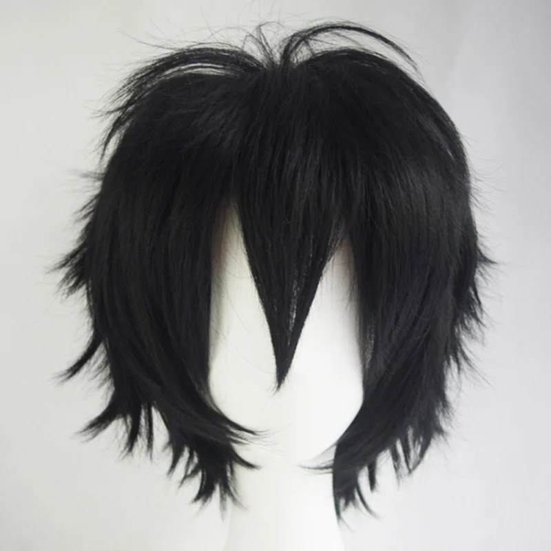 Versatile colored wig men's cosplay wigs anime wig set cosplay upturned short hair