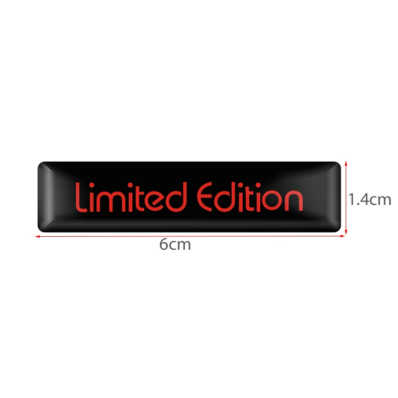 2/5/10PCS 3D Epoxy Limited Edition Badge Car Interior Exterior Decorative Sticker for Honda Mercedes-Benz Ford BMW VW AUDI VOVLO - view 2