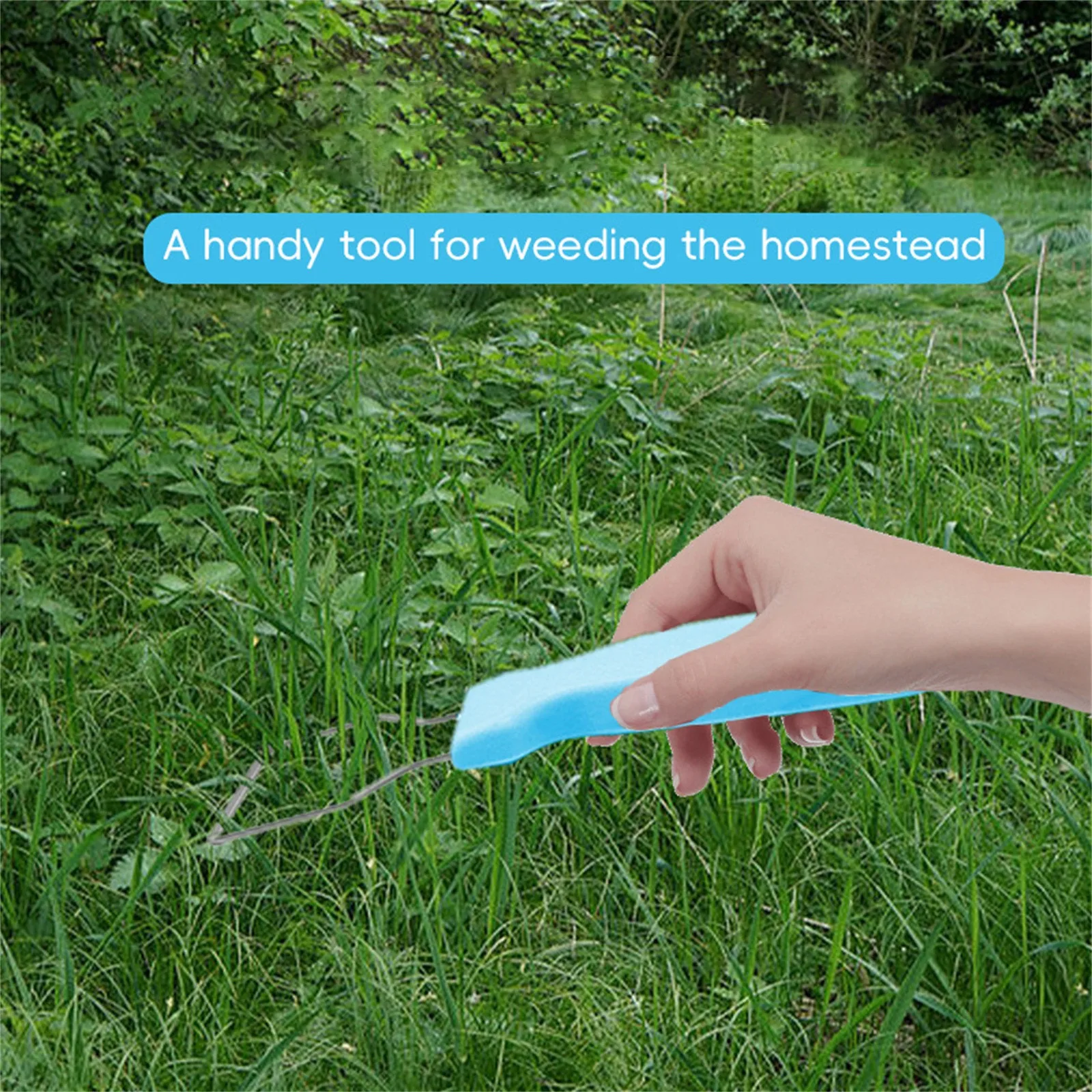 

Ручной инструмент для прополки петлей Железный дизайн петли и острые лезвия Ручной инструмент для прополки с устойчивой к ультрафиолетовому излучению пластиковой ручкой для прополки, рыхления