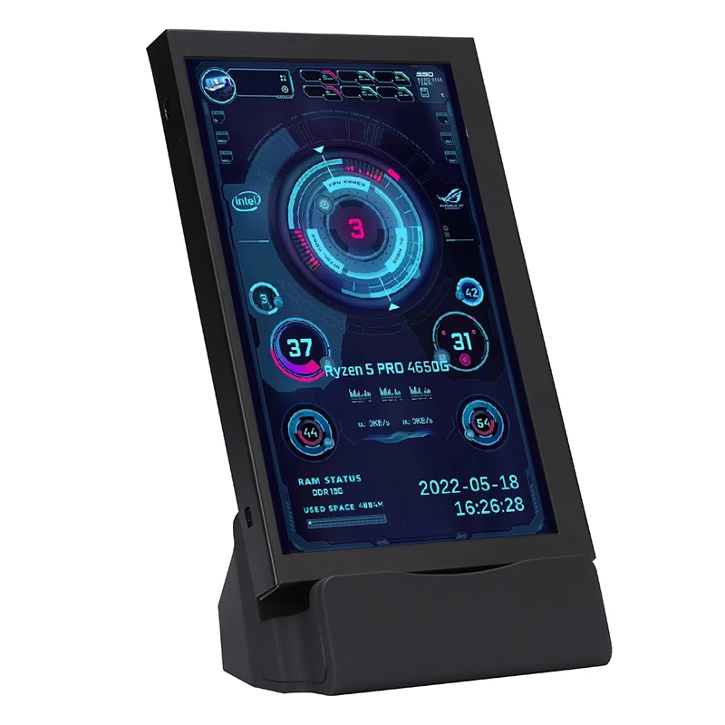 

New 5 Inch IPS LCD Display USB TYPE-C Secondary Screen Computer CPU GPU RAM HDD Monitor USB Display For Freely AIDA64
