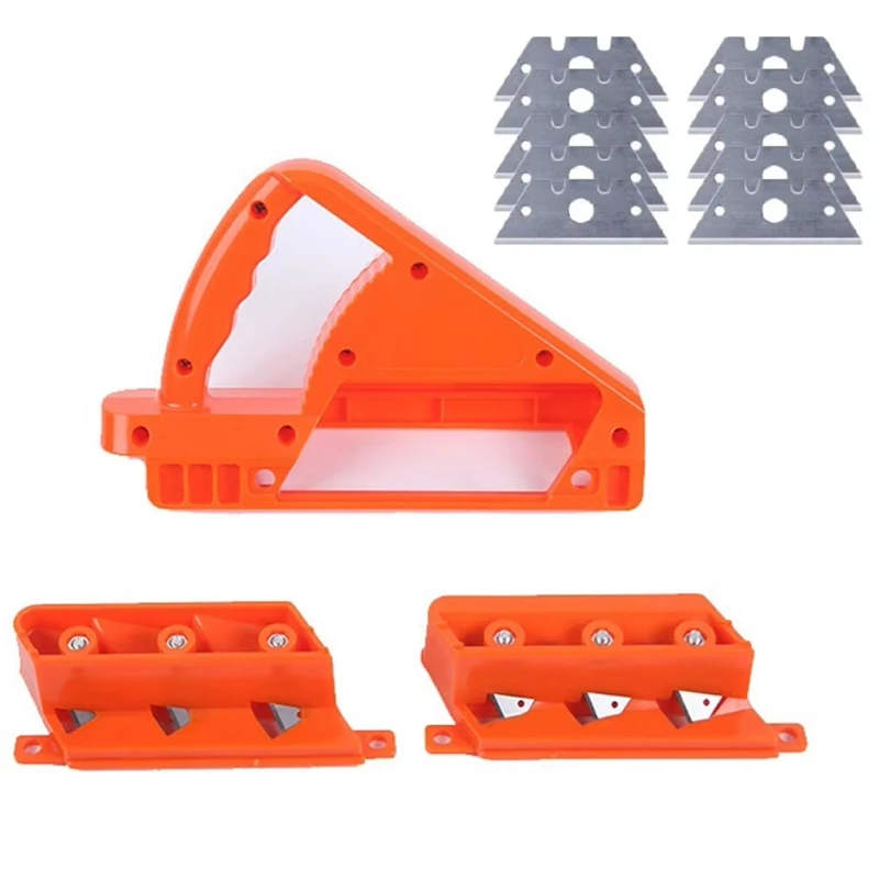 

Best-Plasterboard Quick Cutter Chamfering Planer Hand Plane Gypsum Board Drywall Edge Chamfer 45°/60° Woodworking Trimmer