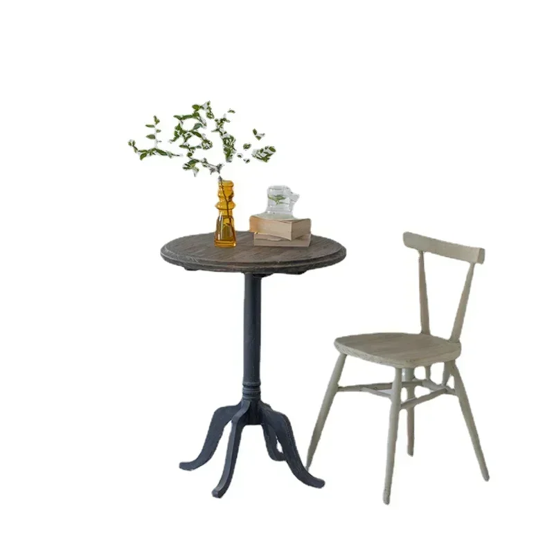 

Cheap And Fine Living Room Furniture Classic Antique Dining Room Furniture European Style Recycled Wood Round Table Hot Sales