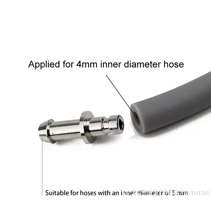 Quick Connection Blood Pressure Meter BP Cuff Joint Link Male Bayonet Metal Air Hose Connector NIBP Adapter for Medical Equipmen