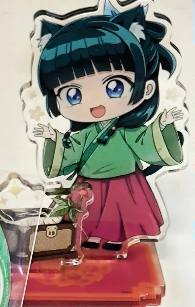 Medicine House Girl Whispers, 홈메이드 주변 고양이 흔들기, Q 버전 바, 스탠딩 사인, 데스크탑 장식 장식품