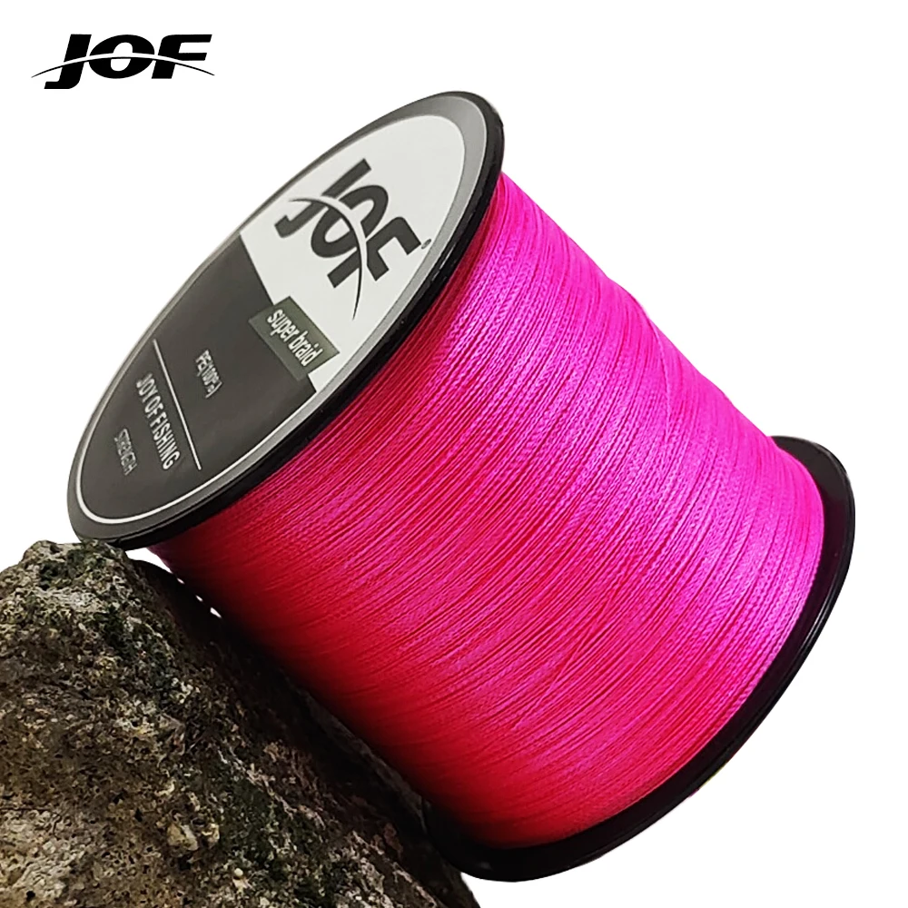 JOF X4 PE Sea Fishing Line 300-1000M 4Strands Extreme Strong Anti Bite Wire Strength Test 3.63KG-36.3KG Saltwater Weave 8-80LB