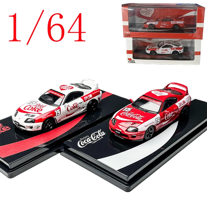 INNO Diecast 1/64 Maßstab A80 XDPLS Doppel Auto Set Sport Auto Modell Legierung A80 XDPLS Spielzeug Auto Modell Statische Sammlung Ornament