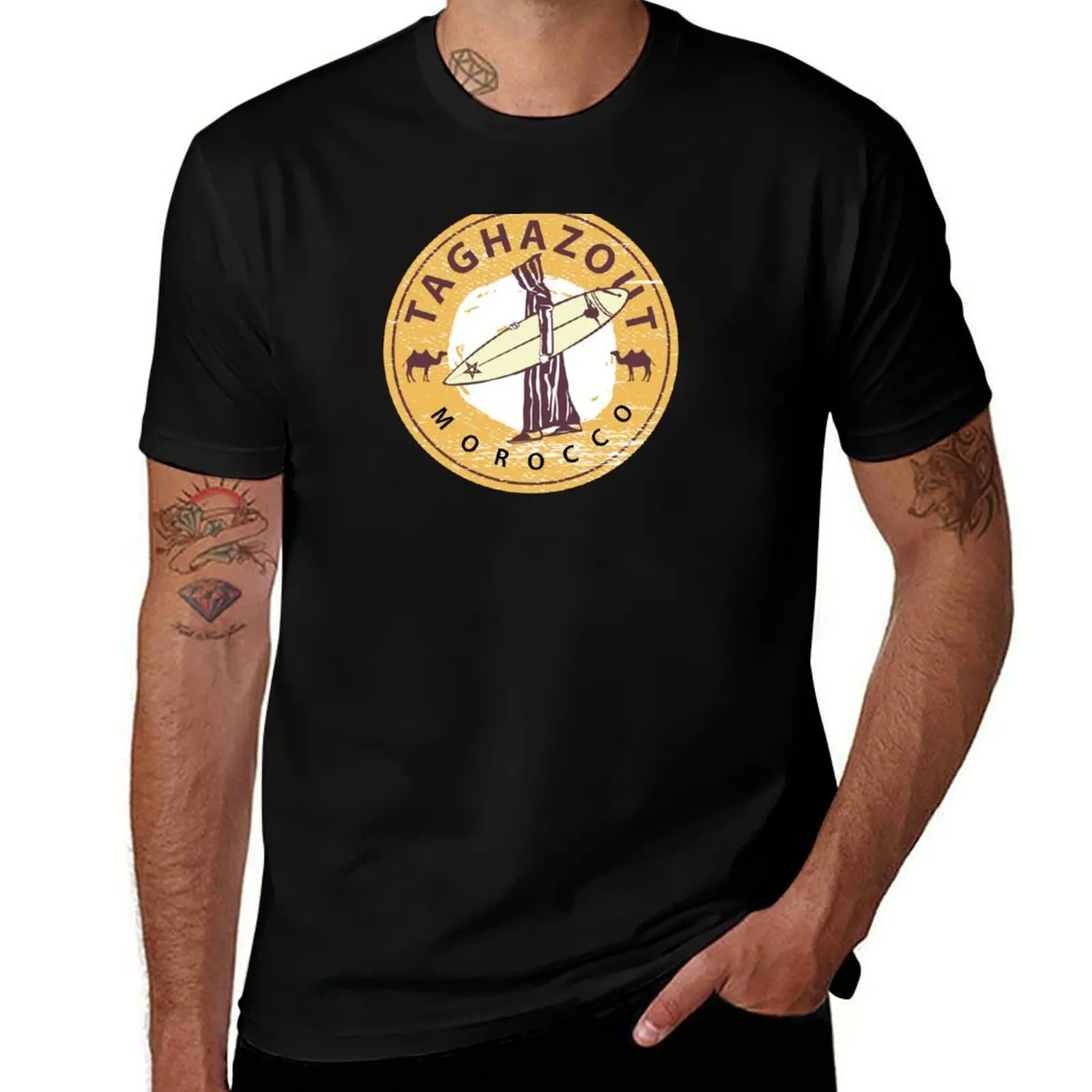 

Taghazout, Morocco T-Shirt All Match Basic Short Sleeve Top