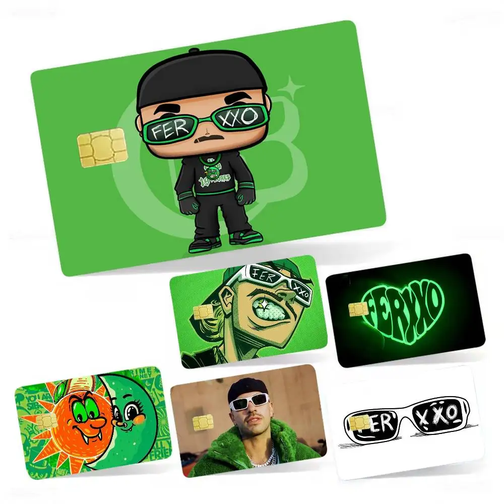 F-Feid FERXXO 4pcs 1Set Film Skin for Debit Credit Bank Visa Card Decal Cover