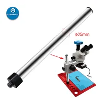 25mm Metal Rod Bar for Industrial Digital Stereo Microscope Aluminum Alloy Platform Stand Holder Pillar Workbench Extension Rod