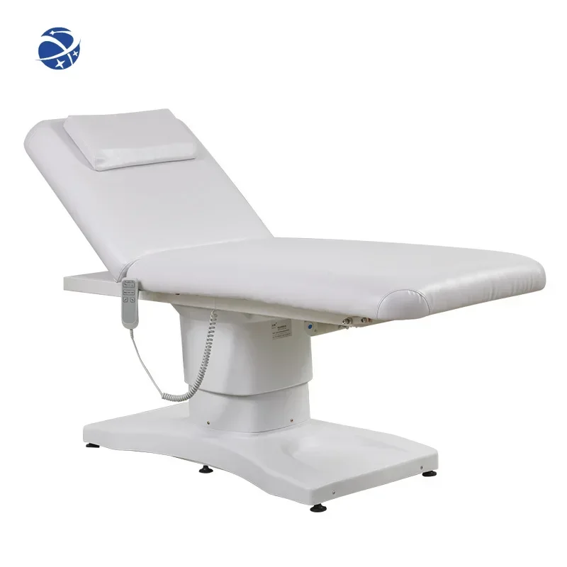 High-end flat-bed massage bed 3 motors can be lifted and lowered customized color suitable for beauty salons