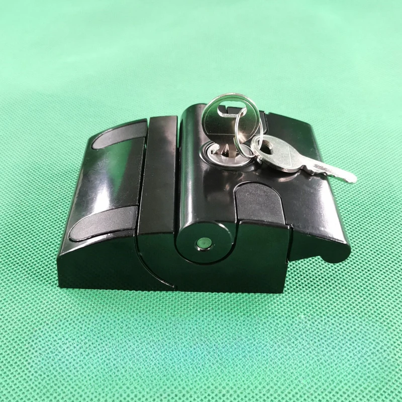 Imagem -02 - Bloqueio Mecânico sem Soco Industrial Porta de Cerca de Alumínio Bloqueio do Armário Porta de Segurança 304045 Universal