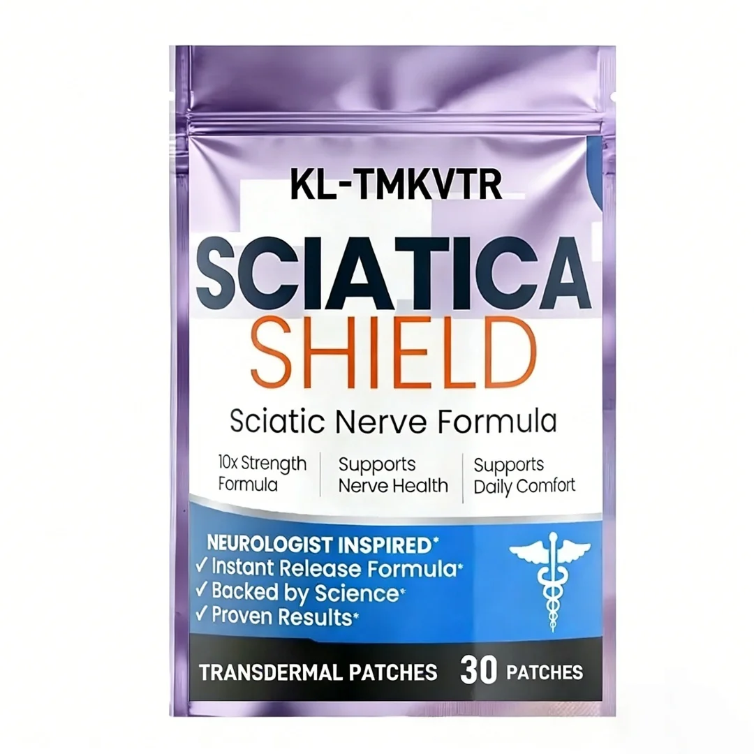 30 Patches Sciatic Nerve Health Support Transdermal Patches With Alpha Lipoic Acid Folic Acid, Turmeric, Glucosamine
