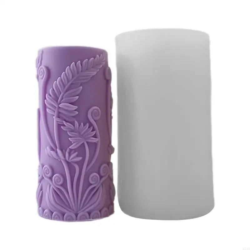 Silicone Flower Pillar Scented Mold for Crafts and Baking Enthusiasts