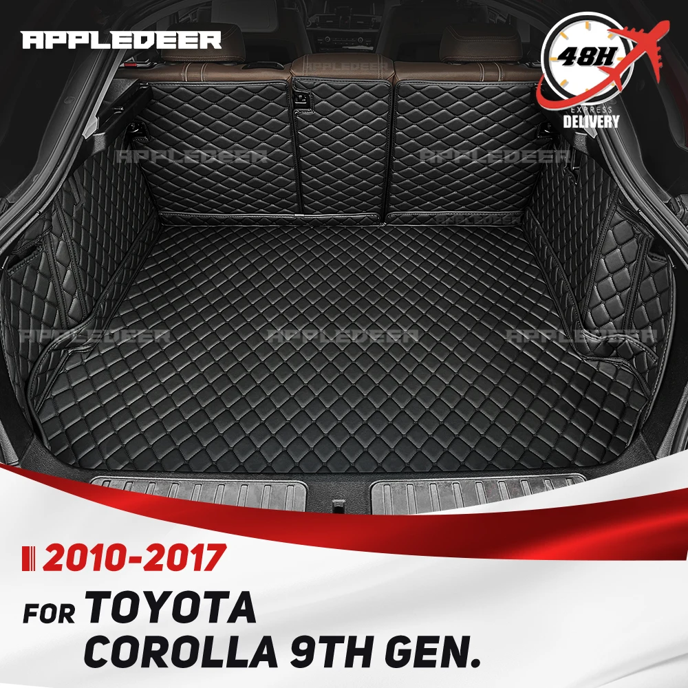 

For Toyota Corolla 9th Gen. 2010-2017 Auto Full Coverage Trunk Mat Car Protective Pad Cargo Liner Interior Accessories