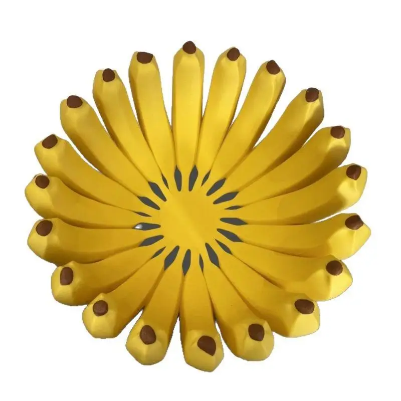 Kreatives Bananenförmiges Aufbewahrungstablett, 3D-Gedrucktes Obsttablett, Haushalts-Snack-Aufbewahrungstablett, Aufbewahrungsbehälter für den Wohnzimmer-Schreibtisch – Detail 4