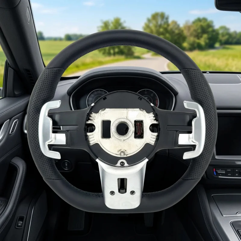 

Full Leather Luxury Dragonfly Steering Wheel Old Model Upgrade for CLA C E GLA GLC GLB GLE