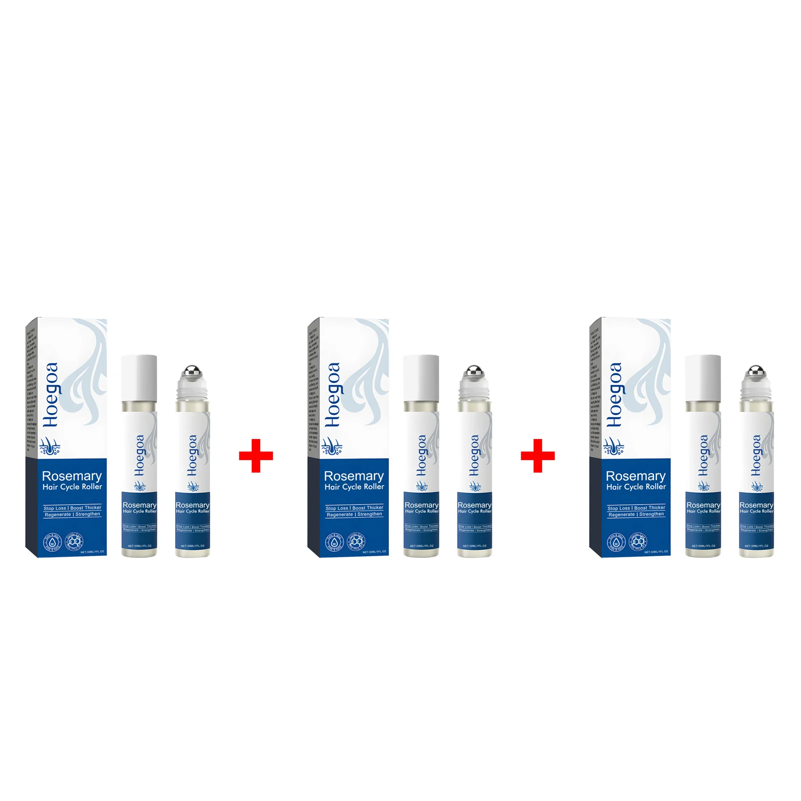 Rosemary Hair Growth Oil for Man Nourish Scalp Activate Hair Follicle Stimulator Anti Hair Loss Treatment Hair Regrowth Roller