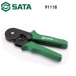 Sata 91118 Tool Wiring Crimping Pliers Terminal Pliers Cold Crimping Pliers Hexagonal 7“